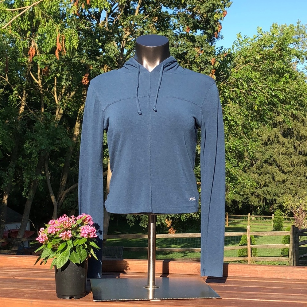 Y2k Oakley hoodie software 90’s M stretch teal